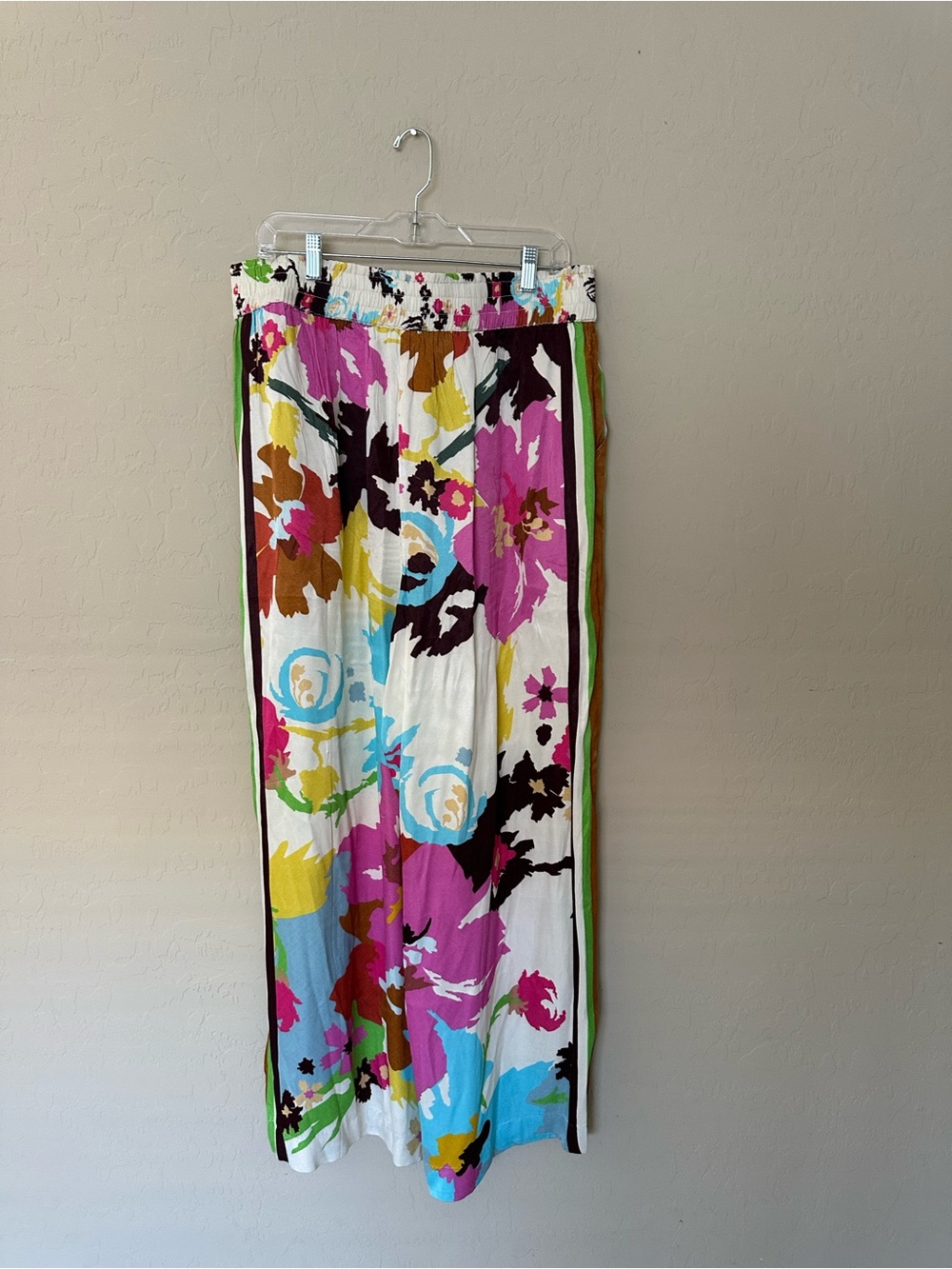 Conditions apply wide leg satin pants from Anthropologie NWOT size xl